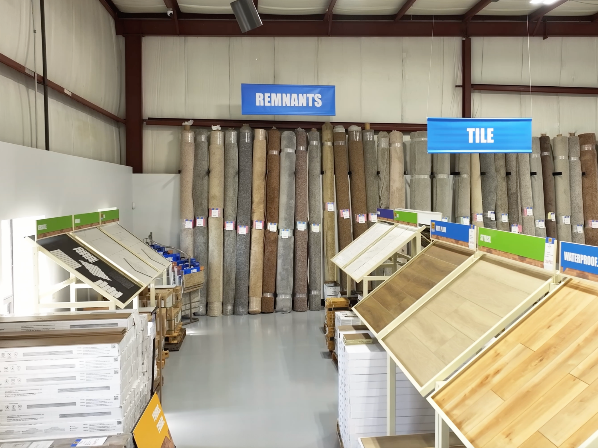 carpet and flooring showroom in Loves Park, IL